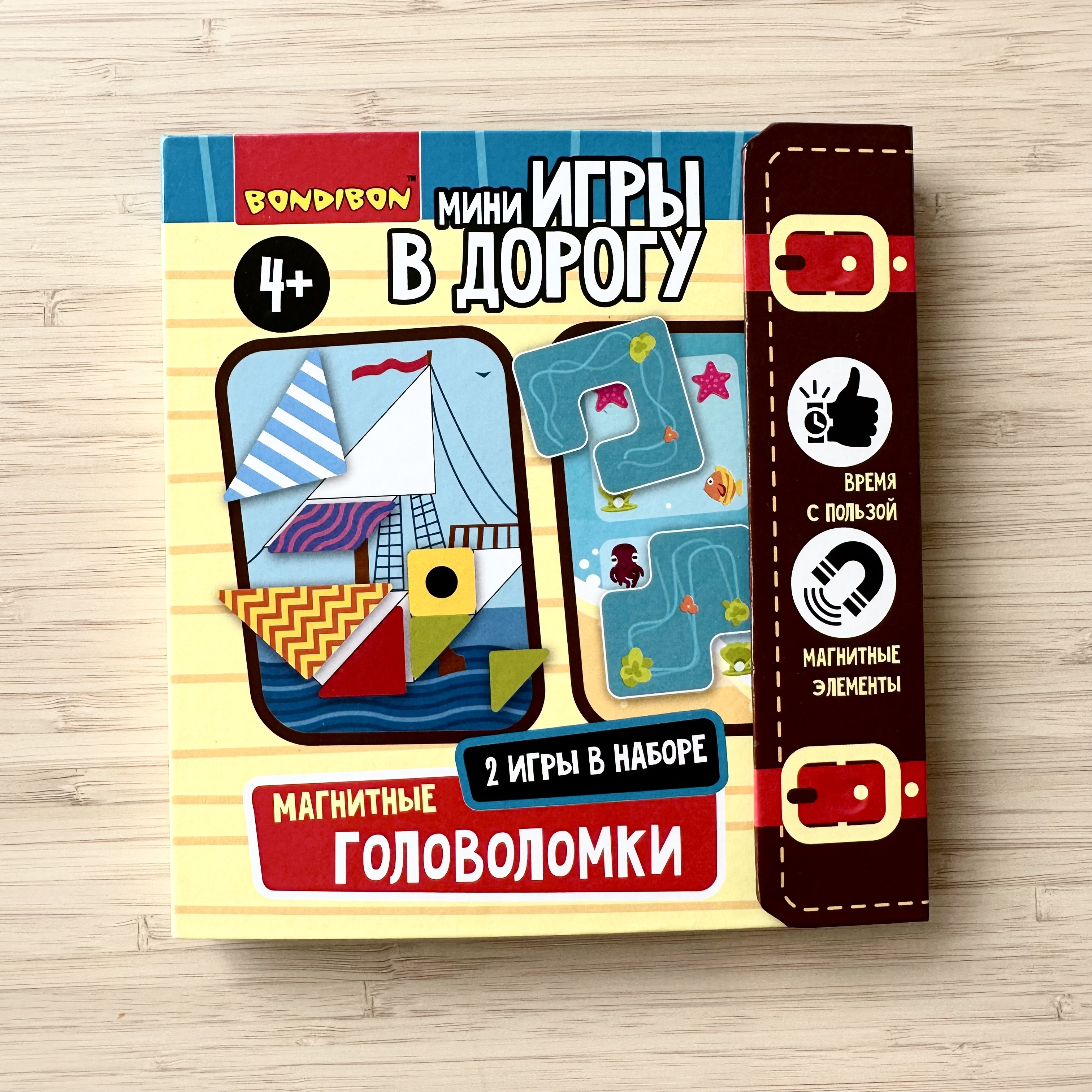 Mini Travel Games. Magnetic Puzzles 2-in-1