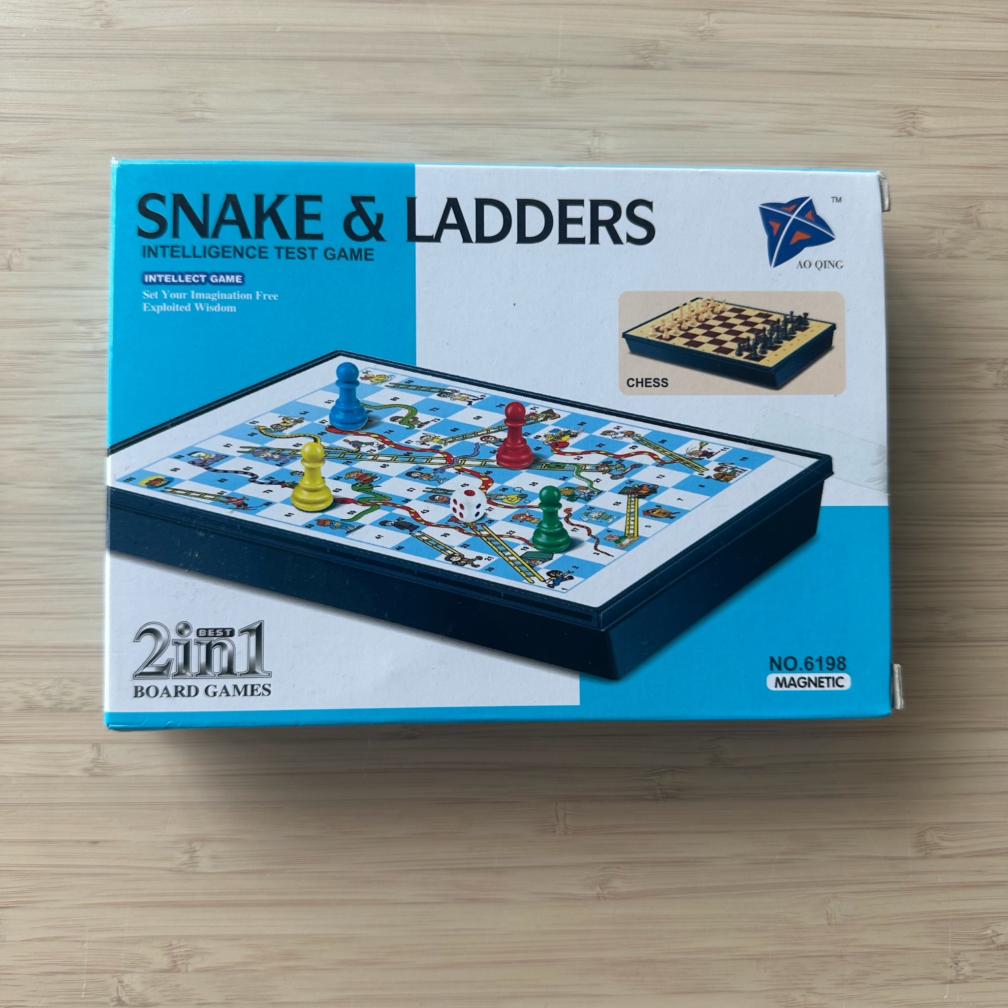 Chess and Snake & Ladders. Travel Set
